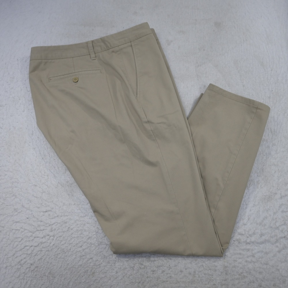 Bonobos Chino Pants Mens 38x34 Straight Fit Tan Stretch Casual Cotton